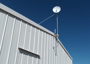Dlink antenna on top of shed